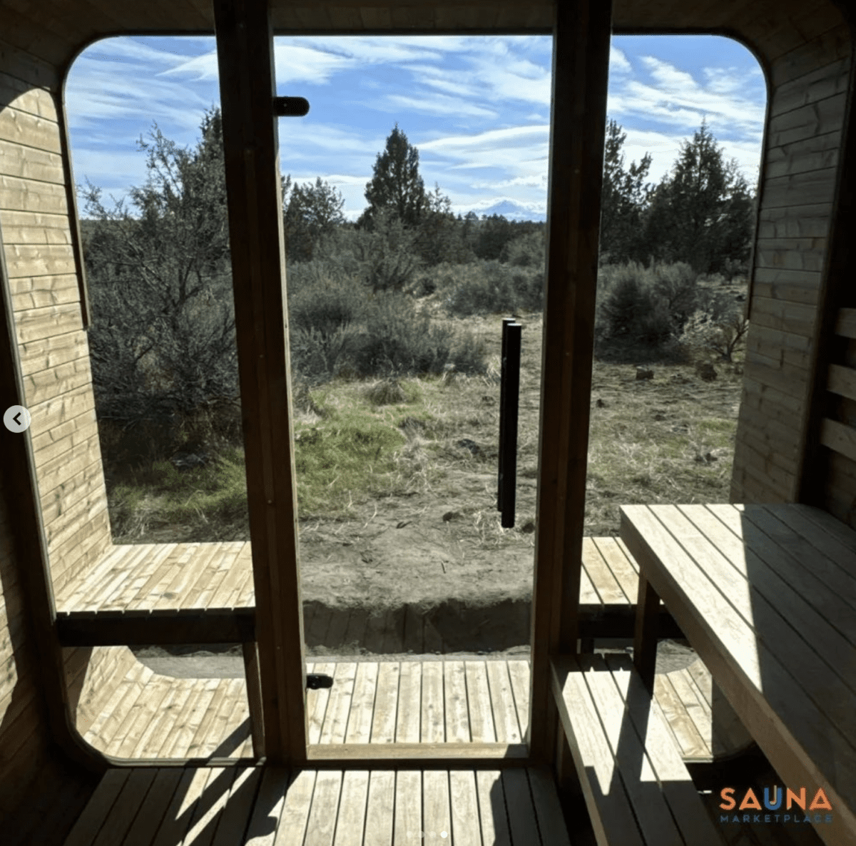 Square Sauna With Window
